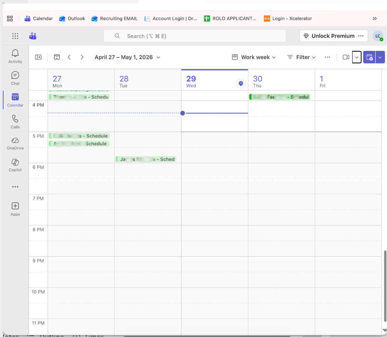 Teams Calendar