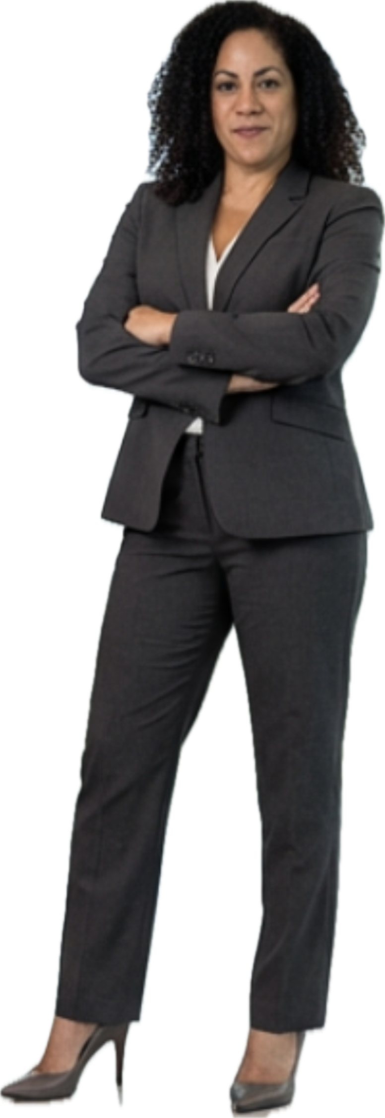 Leslie Class full-length portrait