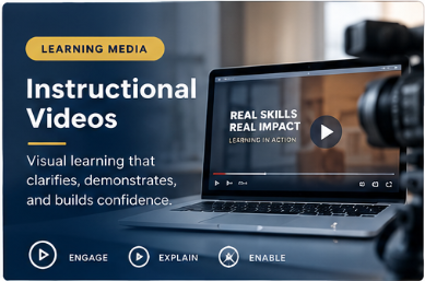 Instructional Videos portfolio cover