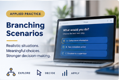 Branching Scenarios portfolio cover