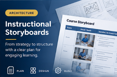 Instructional Storyboards portfolio cover