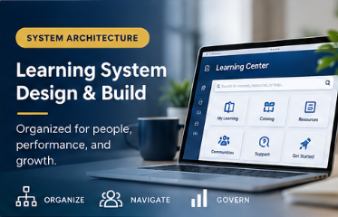 Learning System Design and Build portfolio cover