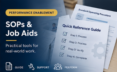 SOPs and Job Aids portfolio cover