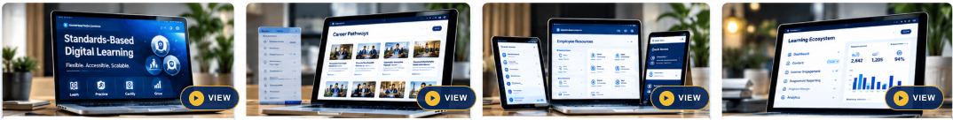 Selected LC Career Center digital learning and learning system projects