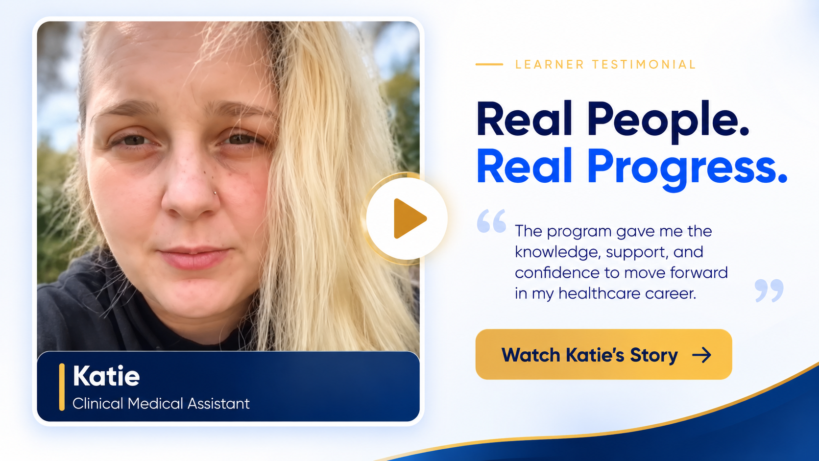 Katie learner testimonial cover