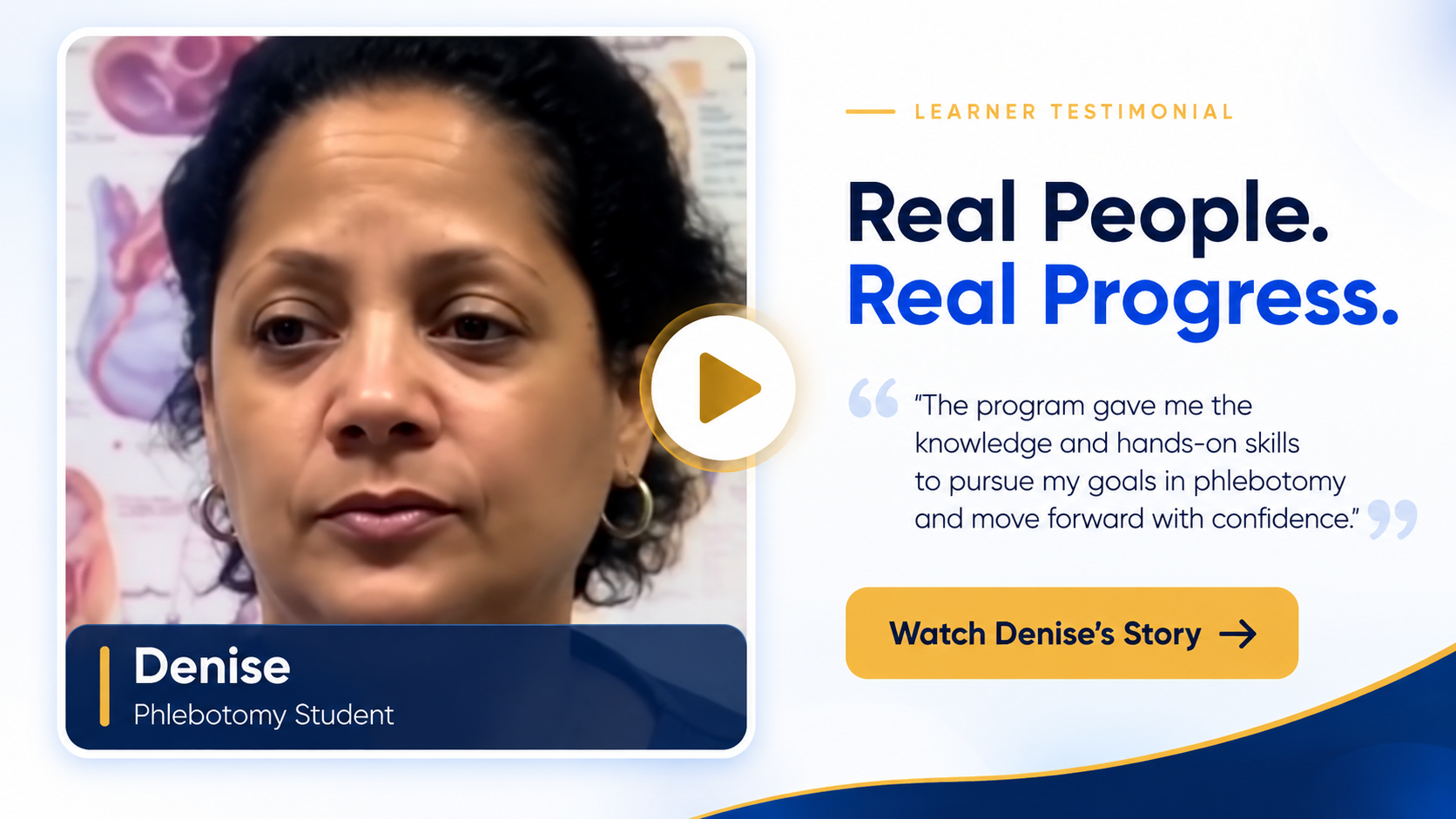 Denise learner testimonial cover