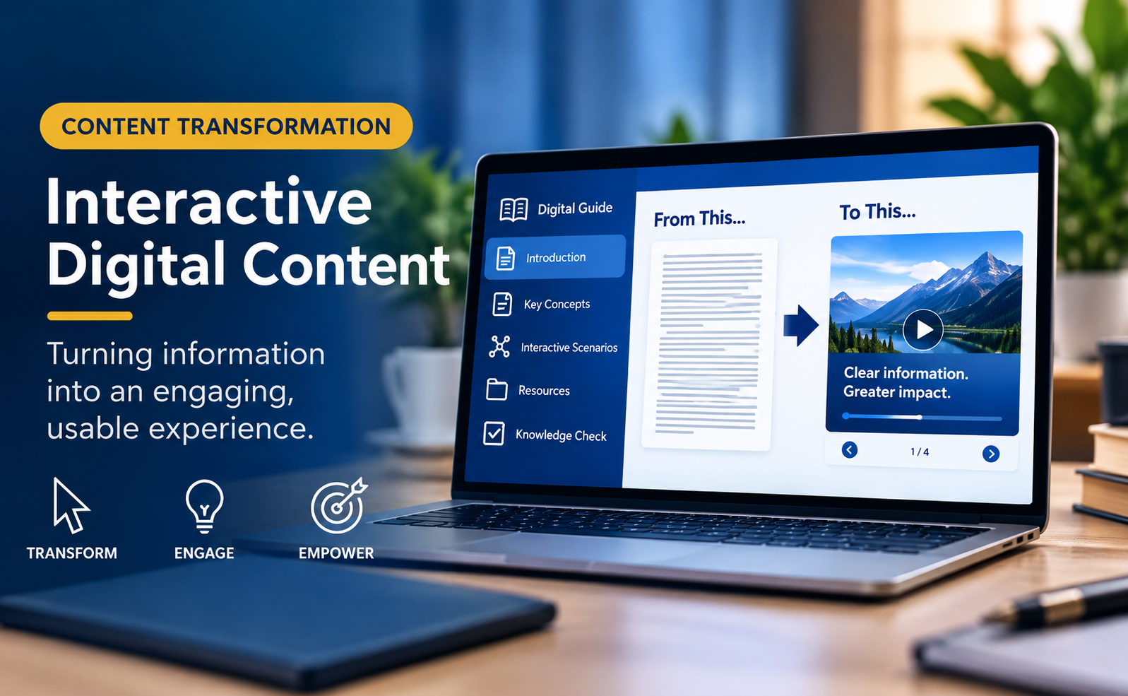 Interactive Digital Content portfolio cover